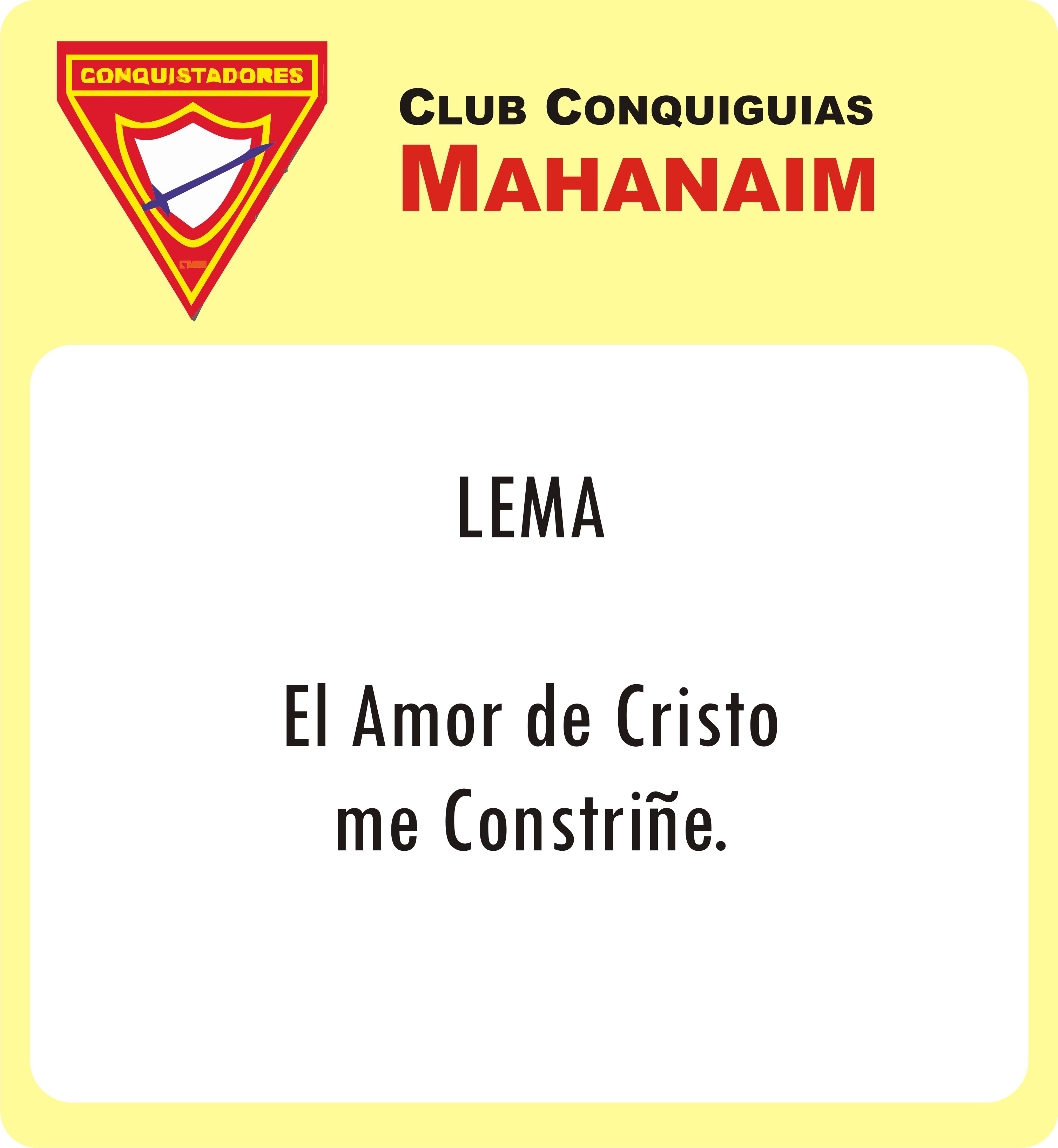 Club Mahanaim - Bienvenidos